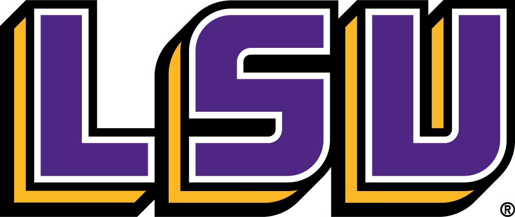 LSU Tigers 2002-Pres Wordmark Logo v3 diy DTF decal sticker